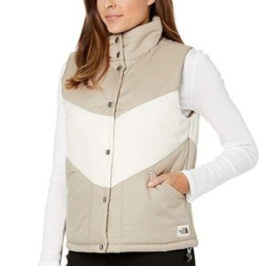 The North Face Sylvester Retro Snap Front Vest Womens XL NWT